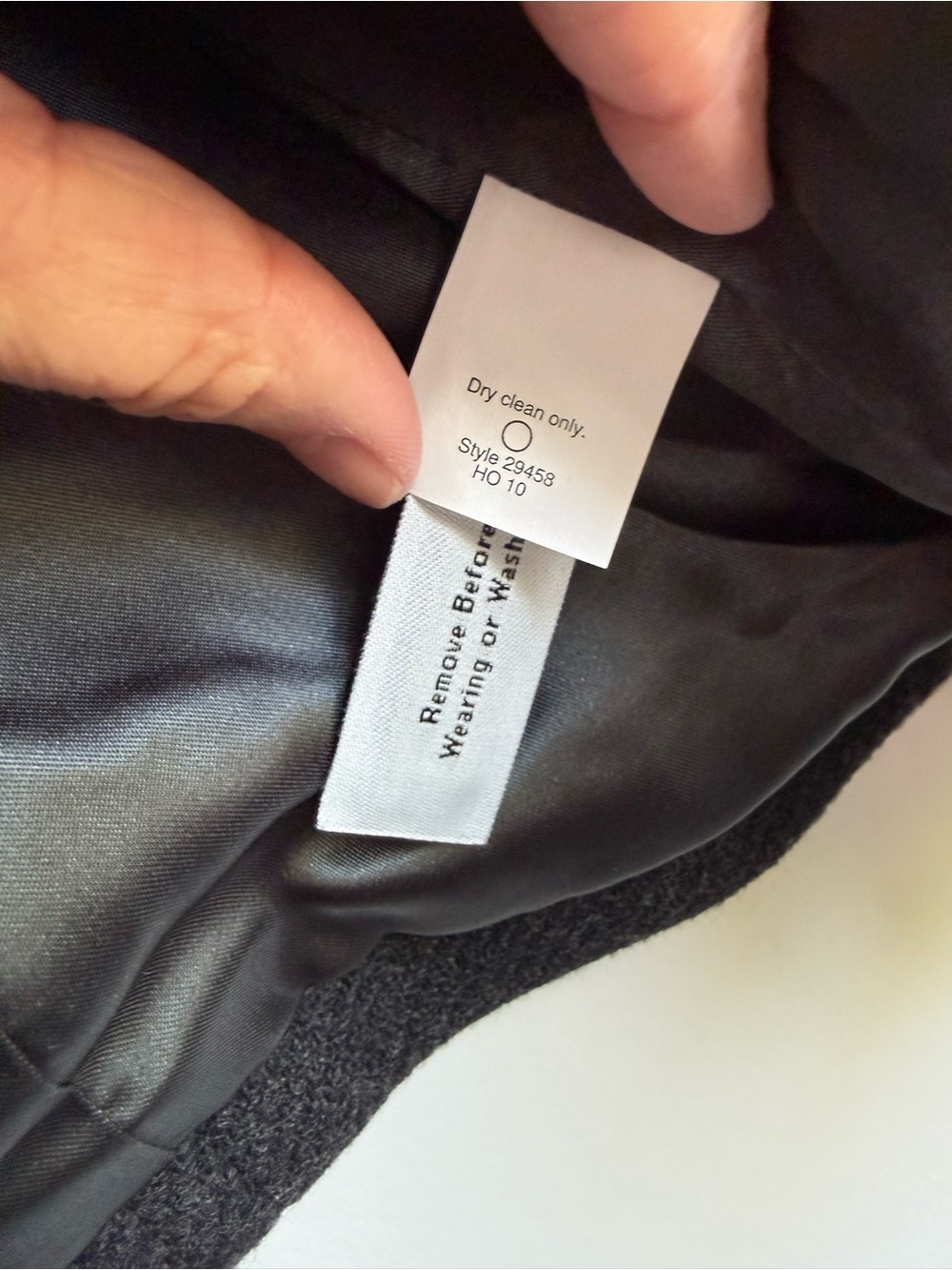 J. Crew Women's Double-Breasted Wool Peacoat - Dark Grey - Picture 5 of 10